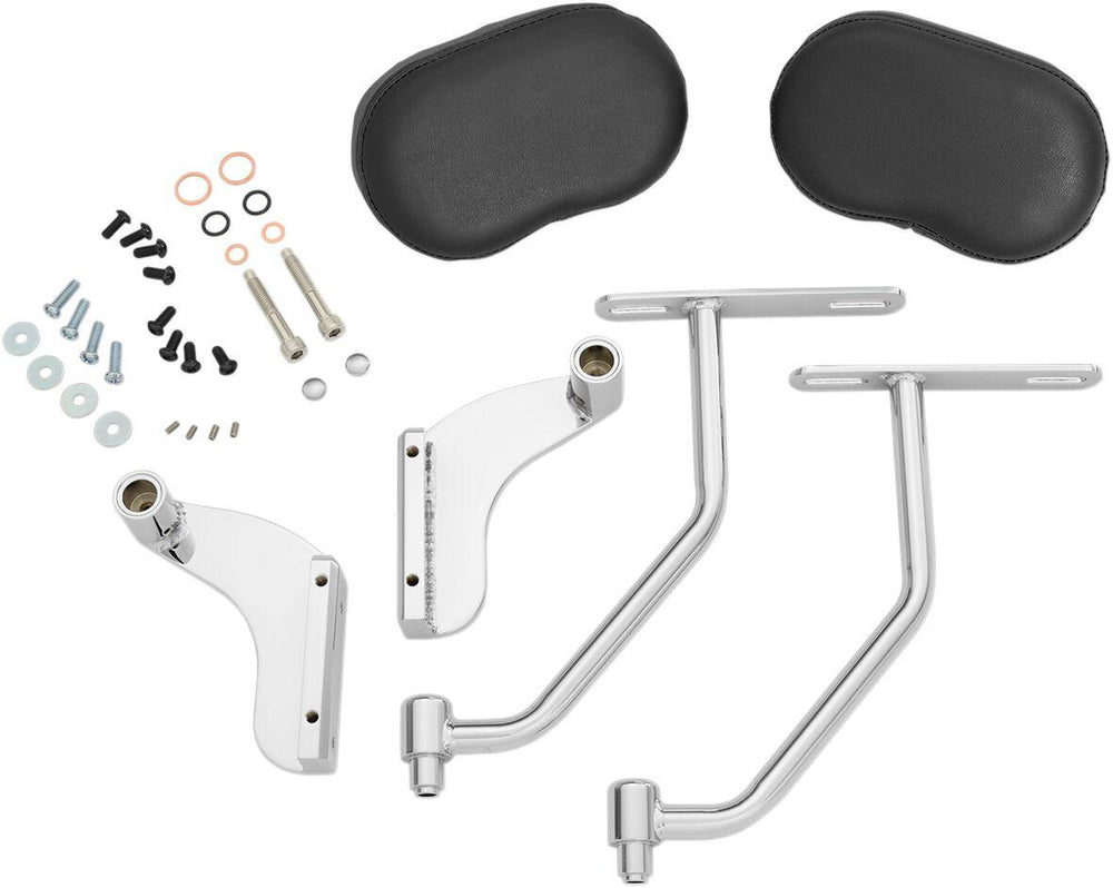 Show Chrome Deluxe Passenger Armrest Kit For Honda GL 1800 2018-2019 - Chrome