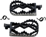 IMS Adventure Series Footpegs For Suzuki DL 1000 2007 - Black Silver