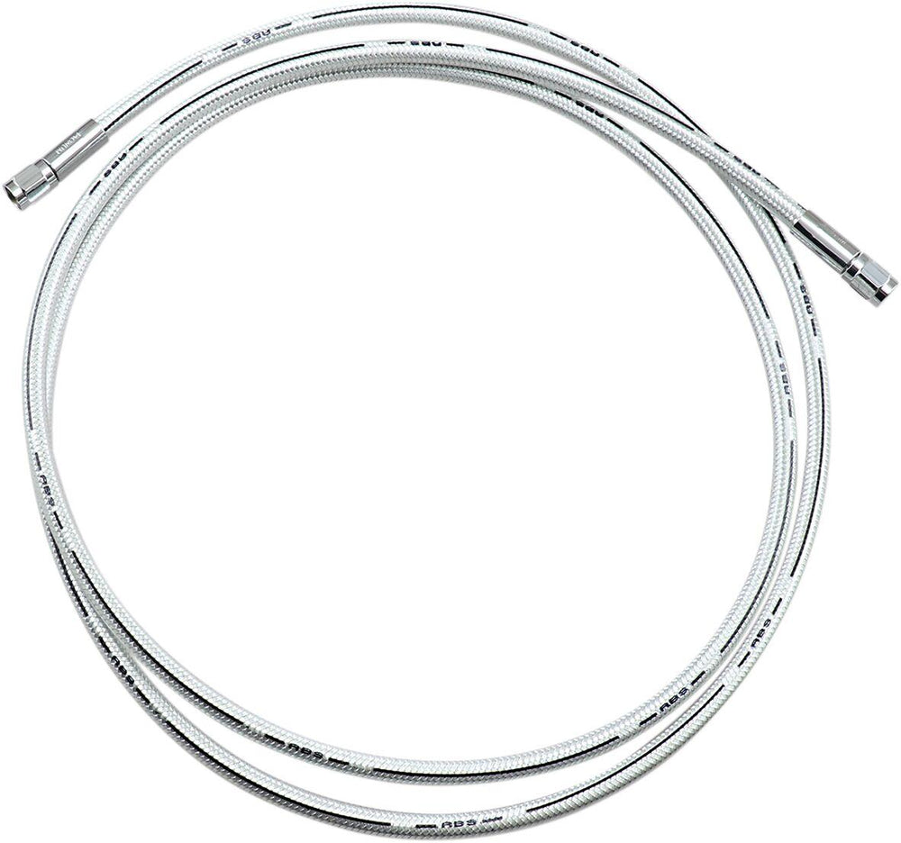 Magnum Shielding Braided Universal ABS Brake Hose 188 cm (74") - Chrome Sterling Chromite II
