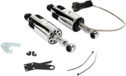 Progressive Suspension 422 Series Shocks With Remote Adjustable Preload For Harley Davidson FLST 1340 1989-1990 - Chrome
