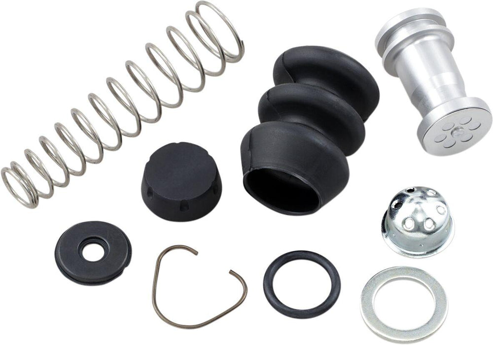 Drag Specialties Rear Brake Master Cylinder Rebuild Kit For Harley Davidson FL 1200 1958-1977 Rear - Black Silver