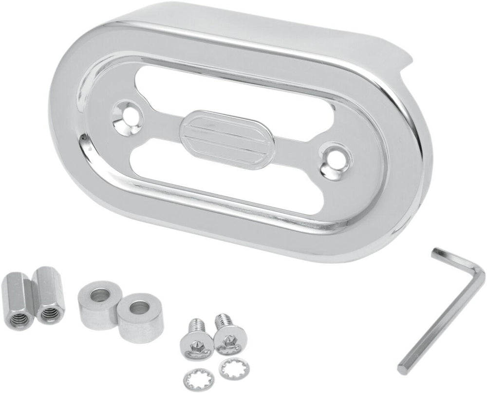Drag Specialties Regulator Covers For Harley Davidson FLST 1340 1989-1990 - Chrome