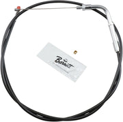 Barnett  Vinyl Throttle Idle Cable For Harley Davidson FLST 1340 1990 +15.2 cm (6") - Black
