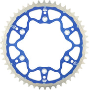 Moto Master Fusion Series Dual Ring Sprocket For Yamaha TTR230 2005-2026 Rear 50T - Blue