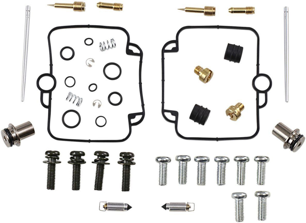Parts Unlimited Carburettor Repair Kit For Suzuki GS 500 E 1989-2000 - Black Gold Silver