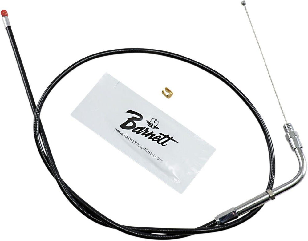 Barnett  Vinyl Throttle Idle Cable For Harley Davidson FLST 1340 1990 81.5 cm (32") - Black