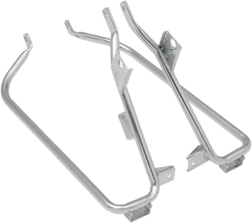 Drag Specialties Saddlebag Support Brackets For Harley Davidson FLHX 1584 2009-2011 - Chrome