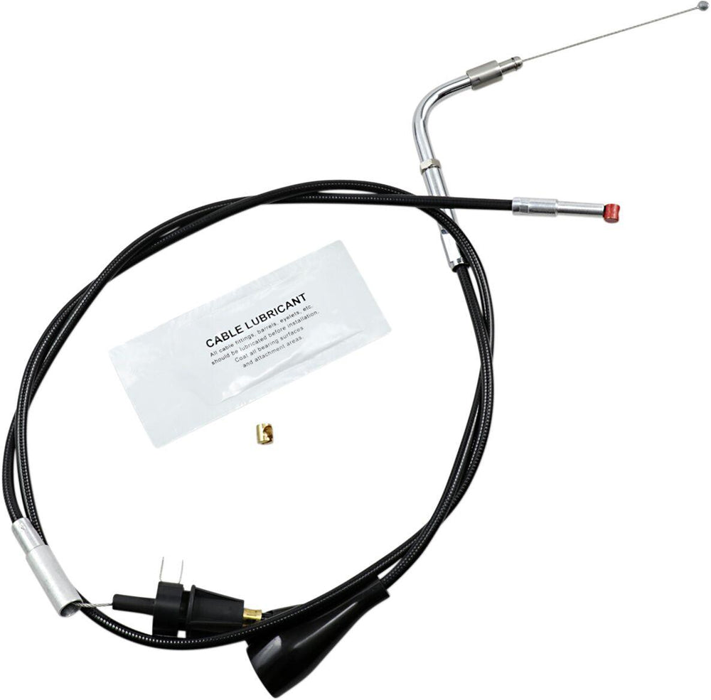 Barnett  Vinyl Throttle Idle Cable For Harley Davidson FLHR 1340 1996-1998 104 cm (41") - Black