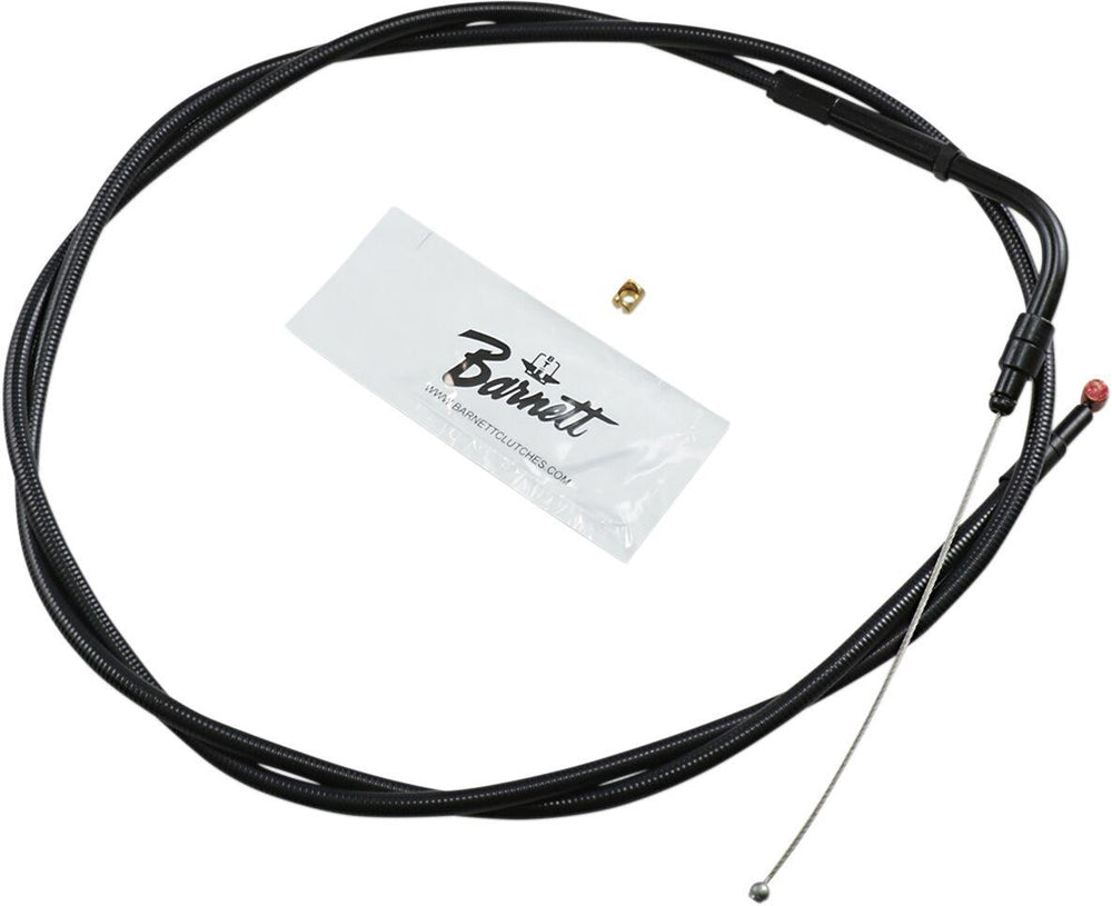 Barnett Stealth Series Throttle Idle Cable For Harley Davidson FLHT 1450 2003 114.5 cm (45") - Black