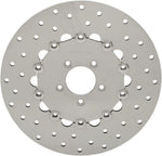 Drag Specialties Stainless Steel Drilled Brake Disc For Harley Davidson FXDB 1584 2007-2010 Front - Ground