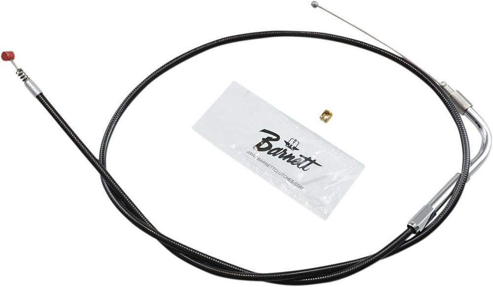 Barnett  Vinyl Throttle Idle Cable For Harley Davidson FLSTC1340 1996-1999 81.5 cm (32") - Black