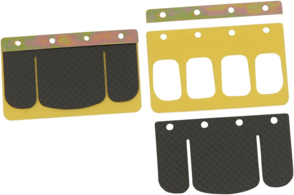 Boyesen Pro Series Reed Set For Honda CR250 2004 - Carbon Fiber/Yellow
