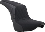 LE Pera Kickflip Seat For Harley Davidson FLDE 1750 ABS 2018-2020 Diamond w/Gripp Tape - Black