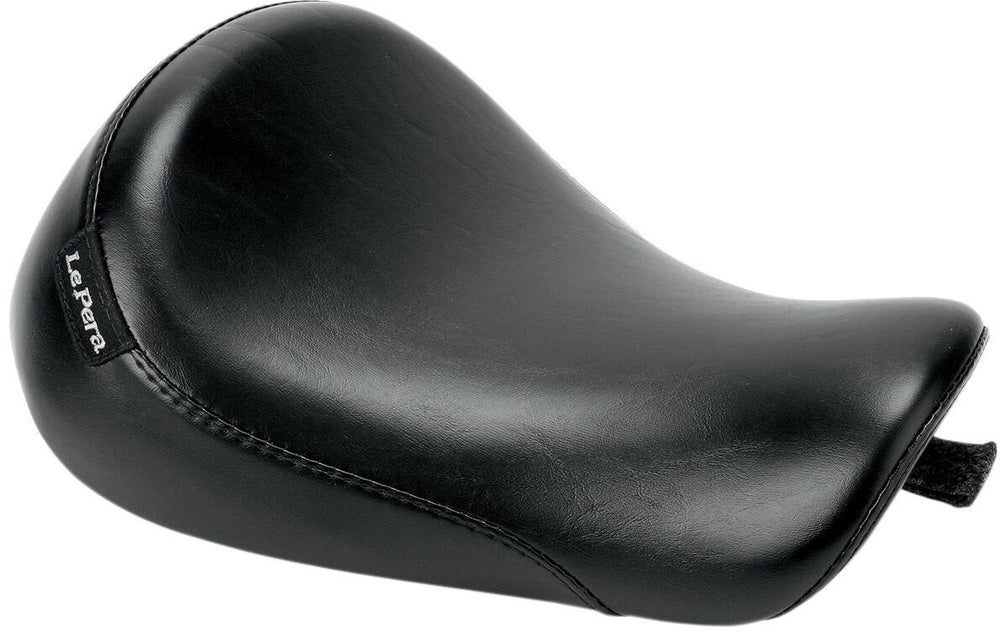 LE Pera Silhouette Solo Seat For Harley Davidson XL1200C 2004-2020 Smooth 12 x 13-1/4" - Black