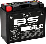 BS Battery SLA AGM Battery For Ducati 1098 2007-2008 - Black