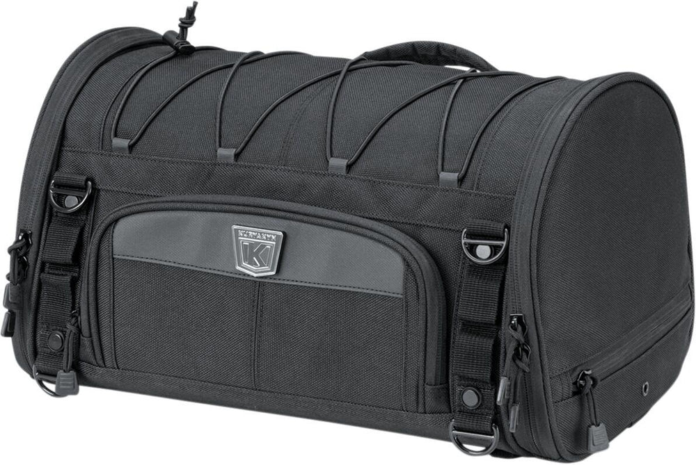 Kuryakyn Momentum Rambler Rear Roll Bag 21L - Black