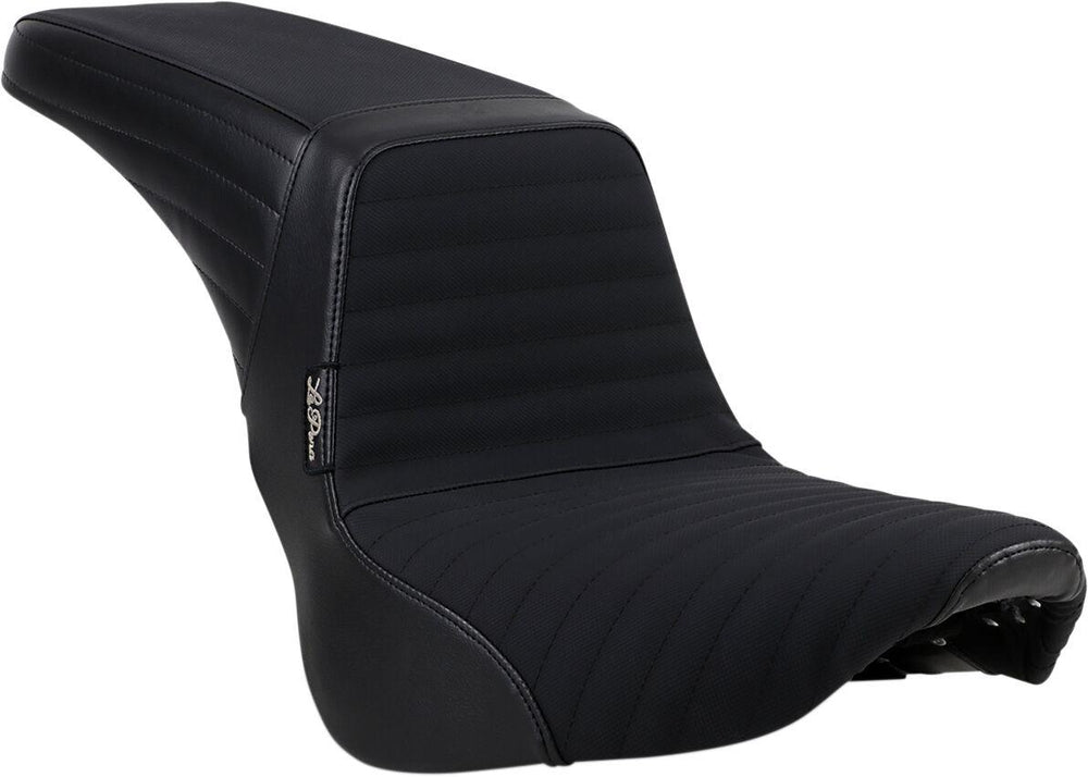 LE Pera Kick Flip Biker Gel Seat For Harley Davidson FLSB 1750 ABS 2018-2024 Pleated w/Gripp Tape - Black