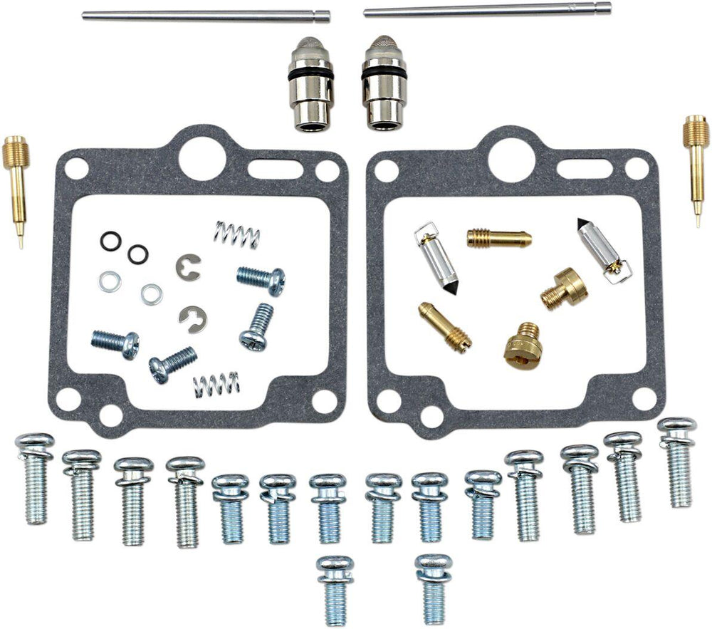 Parts Unlimited Carburettor Repair Kit For Yamaha XV 1100 1989-1999 - Black Gold Silver