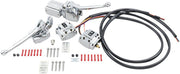 Drag Specialties Handlebar Control Kit For Harley Davidson FL 1200 1972-1977 - Chrome