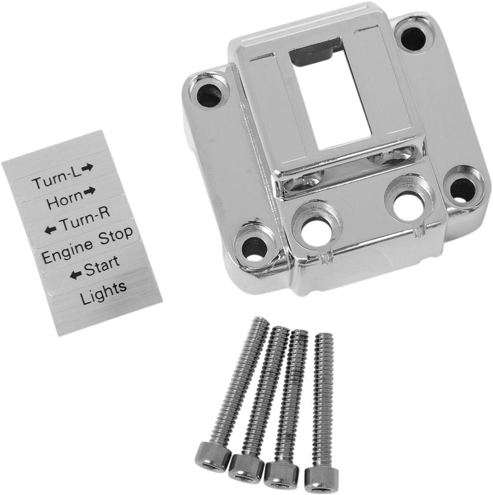 Drag Specialties Handlebar Switch Housing For Harley Davidson FL 1200 1972-1977 Upper - Chrome