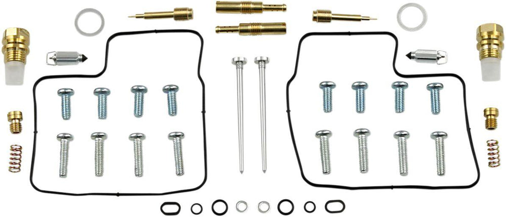 Parts Unlimited Carburettor Repair Kit For Honda VT 600 C 1988-1997 - Black Gold Silver