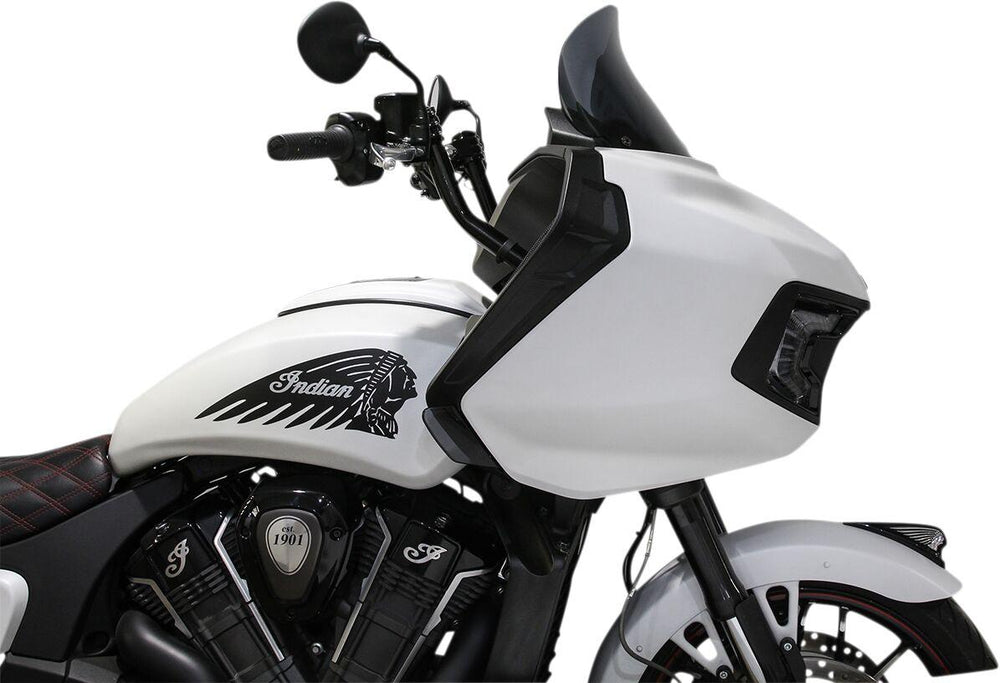Klock Werks Flare Windshield For Indian Challenger 108 ABS 2020-2025 28 cm (11") - Dark Smoke