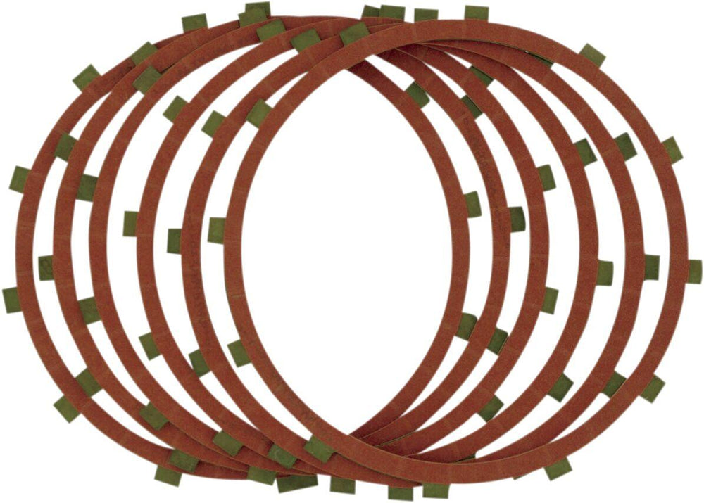 Alto Products Eagle Organic Clutch Friction Plate Set For Harley Davidson FLHS 1340 1987-1989 - Red