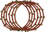 Alto Products Eagle Organic Clutch Friction Plate Set For Harley Davidson FLHS 1340 1987-1989 - Red