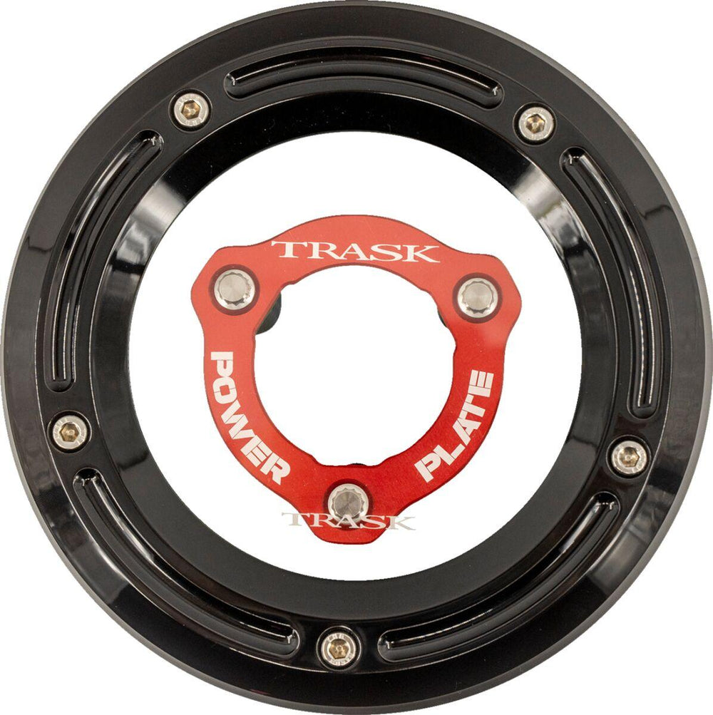 Trask Derby Cover & Power Plate Kit For Harley Davidson FLH 1868 ABS 2021 - Black/Red