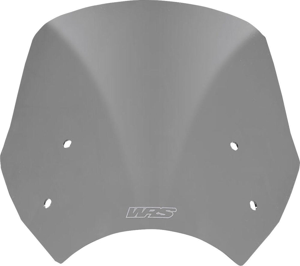 WRS Windscreen For Benelli Leoncino 500 ABS 2017-2023 29.5 cm (11-5/8") - Dark Smoke