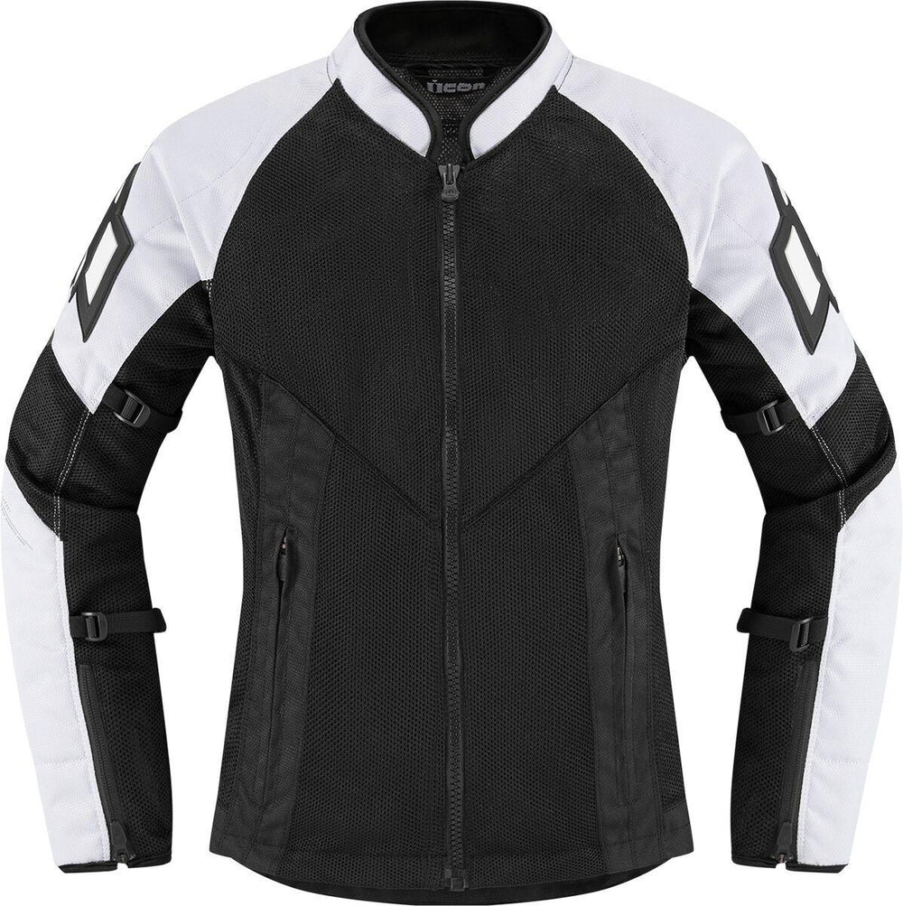 Icon Unisex Womens Mesh AF Jacket - Black White