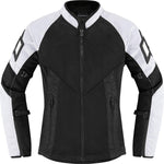 Icon Unisex Womens Mesh AF Jacket - Black White