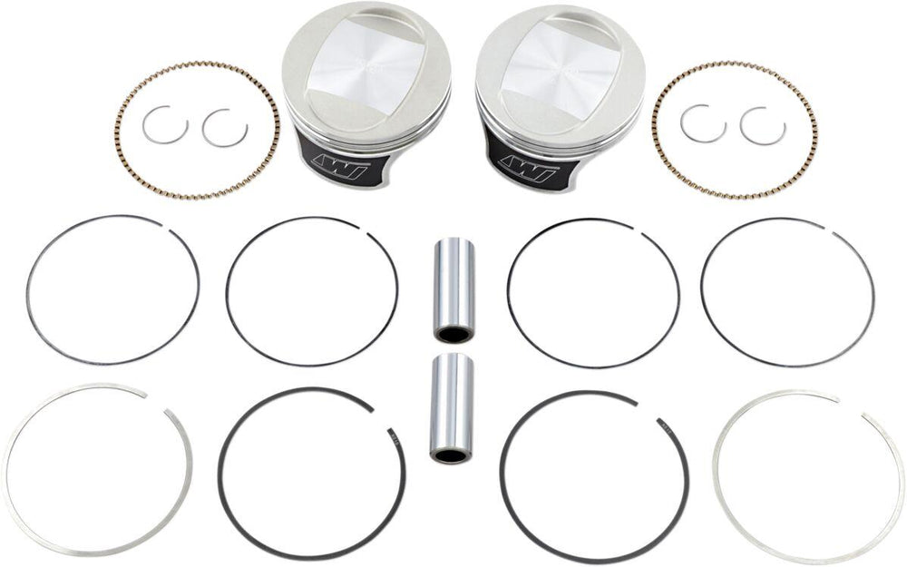 Wiseco Tracker Series Piston Kit For Harley Davidson FLHR 1450 1999-2003 +0.010"
