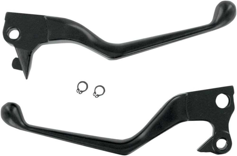 Drag Specialties Wide Blade Lever Set For Harley Davidson XL 1200 C 2004-2013 - Black