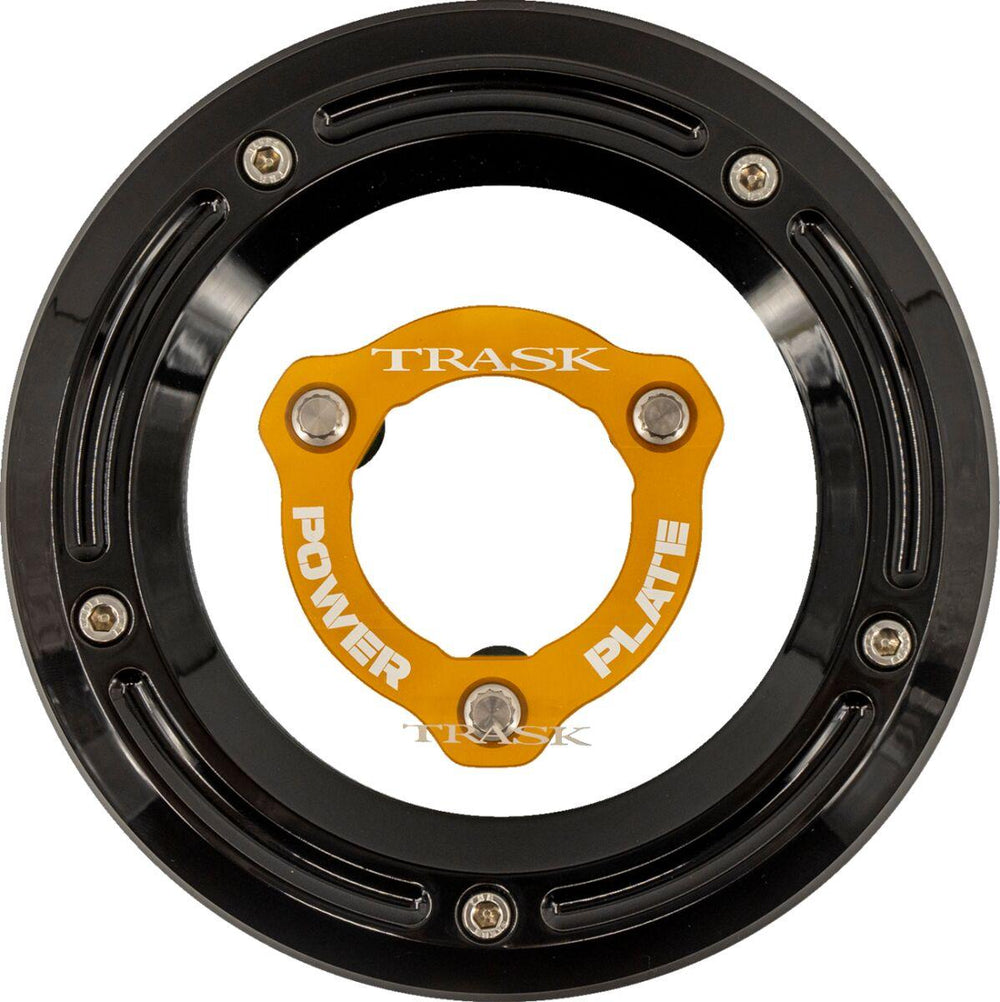 Trask Derby Cover & Power Plate Kit For Harley Davidson FLH 1868 ABS 2021 - Black/Gold
