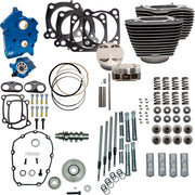S&S Cycle 124" Power Package For Harley Davidson FLHFB 1868 ABS 2023 - Black/Highlighted Fins