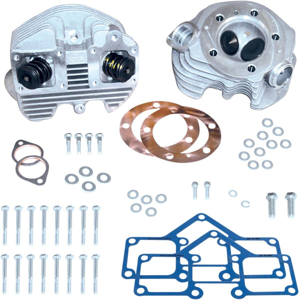 S&S Cycle Super Stock Cylinder Head Kit For Harley Davidson FL 1200 1970-1977 - Aluminum
