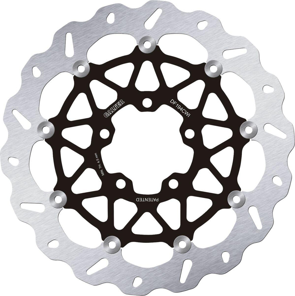 Galfer Two Piece Floating Wave Brake Disc For Kawasaki ZX-10 R 1000 ABS 2016-2026 Fits Front Left