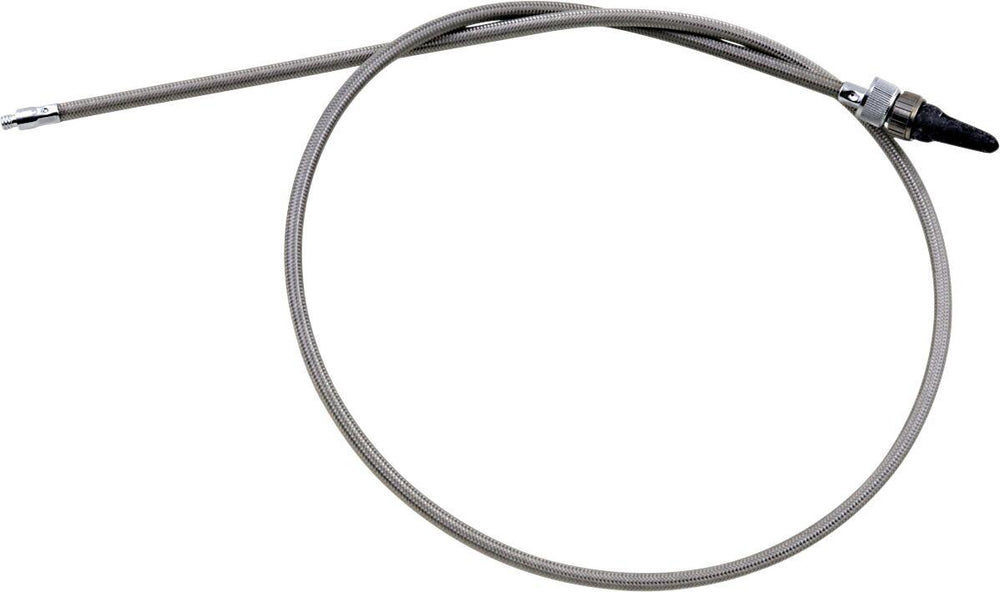 Motion Pro Armor Coat Braided Stainless Steel Speedometer Cable For Harley Davidson XLS 1000 1984-1985 - Chrome