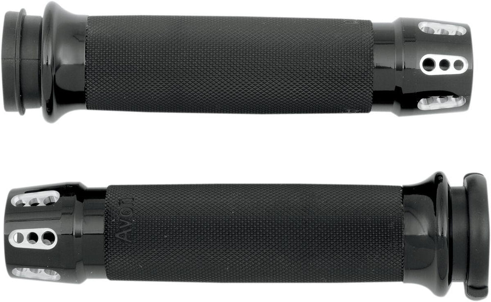 Avon Grips Gatlin Custom Grips For Harley Davidson FLDE 1750 2018-2020 - Black