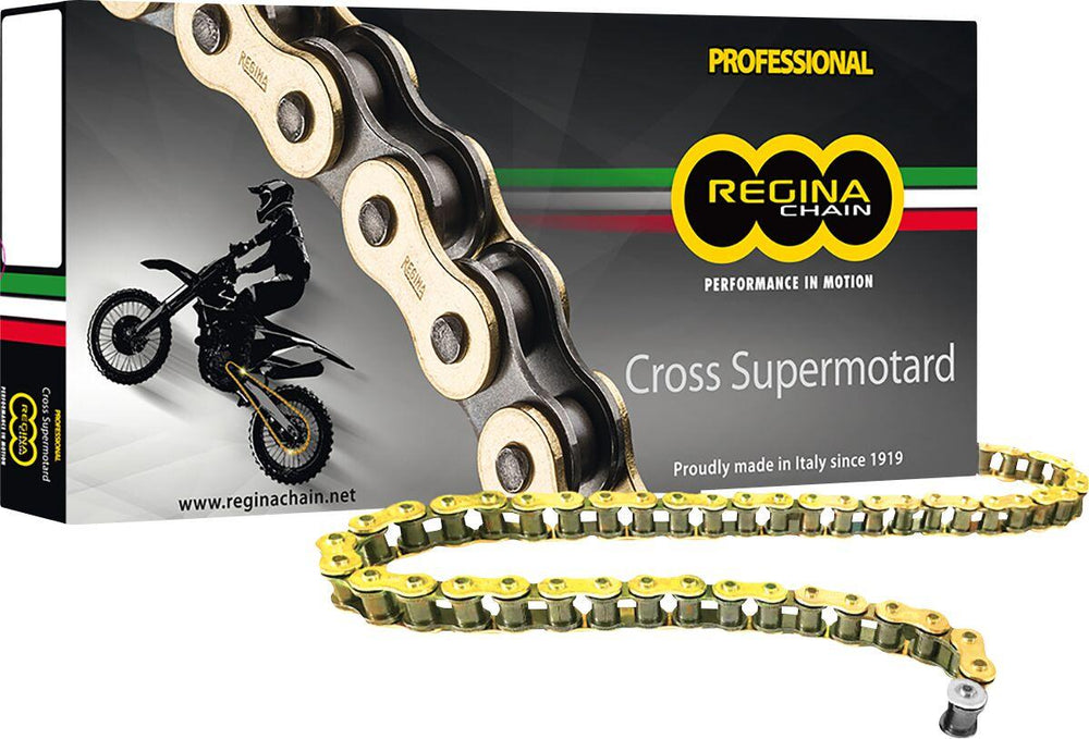 Regina 420 RX3 Chain 140 Links - Gold
