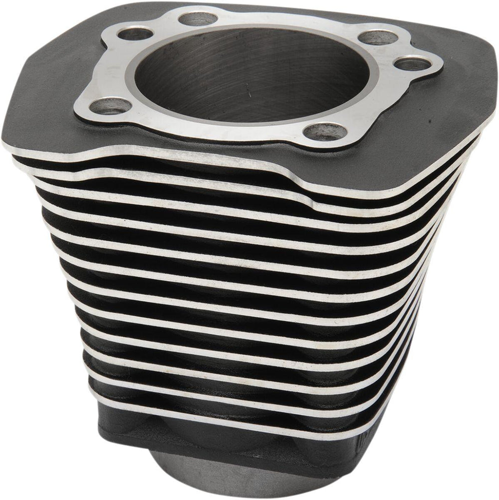 Drag Specialties Replacement Cylinder for Evolution Motors For Harley Davidson FLH 1340 1984 - Aluminum Black Highlighted Fins