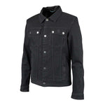 Spada Tura Trucker Men's Motorcycle Jacket - Solid Black
