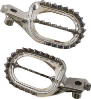 Moose Racing Titanium Footpegs For Suzuki RMX450 Z 2017-2019 - Silver