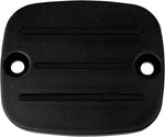 Accutronix Master Cylinder Cover with Milled Lines For Harley Davidson FLSTSB 1584 2008 Front - Black