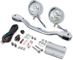 Show Chrome LED Elliptical Driving Light Kit For Honda VT 750 C Shadow Aero 2004-2023