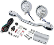 Show Chrome LED Elliptical Driving Light Kit For Honda VT 750 C Shadow Aero 2004-2023
