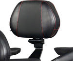 Show Chrome Ballistic Passenger Backrest For Can Am Ryker 600 ACE 2019-2024 - Black/Red