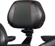 Show Chrome Ballistic Passenger Backrest For Can Am Ryker 600 ACE 2019-2024 - Black/Red