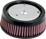 K&N High Flow Air Filter For Harley Davidson FLHRSE4 1800 2008 - Black Red